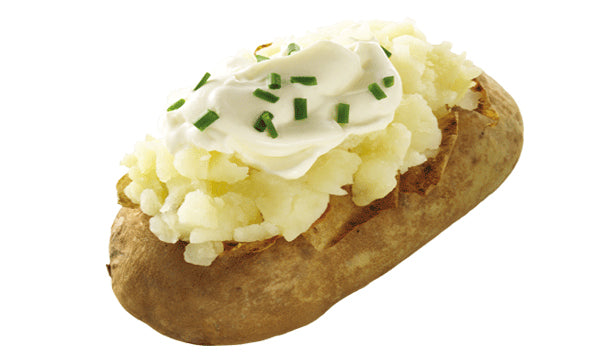 Baked Potato (With Sour Cream & Chives)